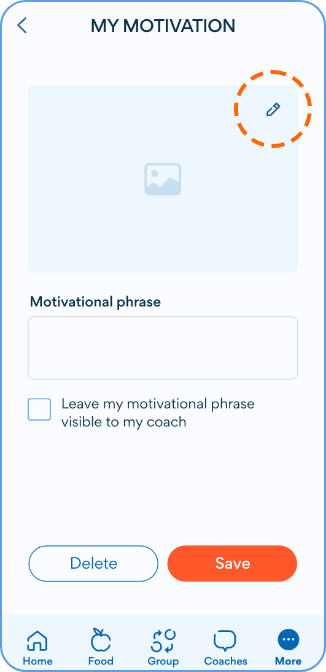 picture of Profile Picture button.